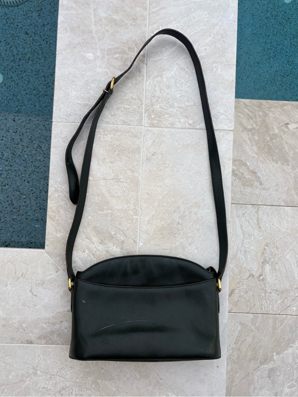 Vintage 90s Coach Madison Regis 4405 Dark Green Leather